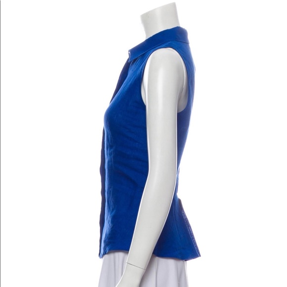 MaxMara Linen Top. - Picture 3 of 4